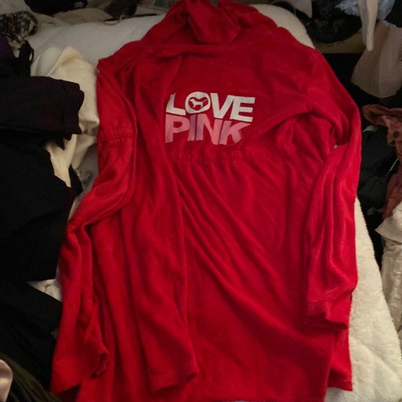 PINK Victoria's Secret Other - Vintage VS PINK terrycloth zip up robe m